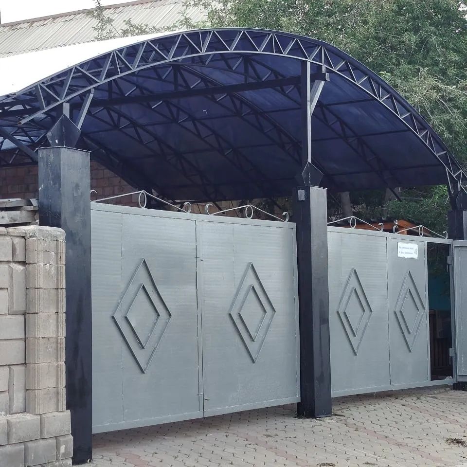 Навесы из поликарбонат,качели,беседки,