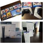 Playstation 5 + 2 джойстика и 9 игр