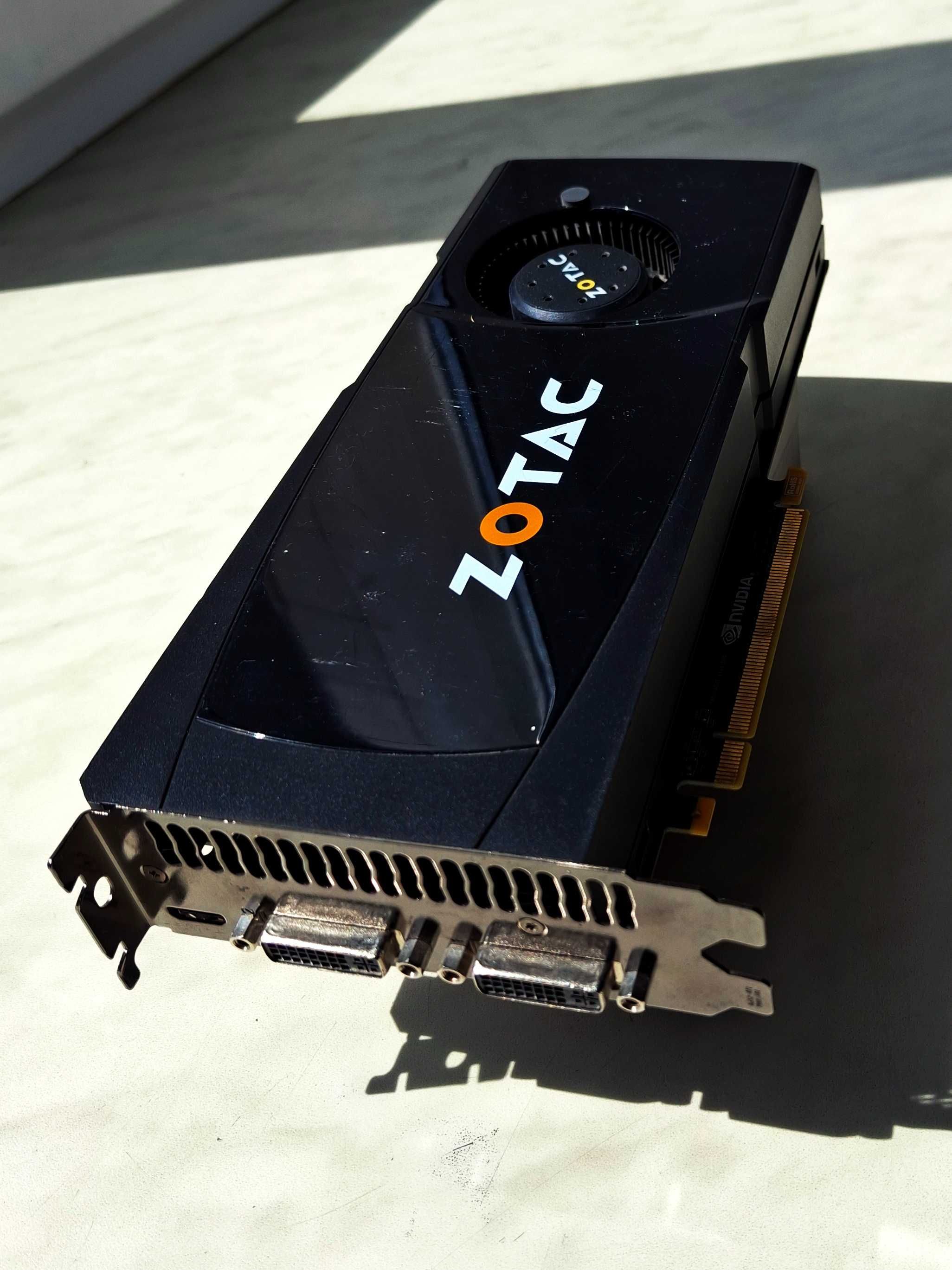 Видеокарта ZOTAC GTX 470 GDDR 5  320 BIT.1280 Mb GDDR 5  320 BIT. б/у.