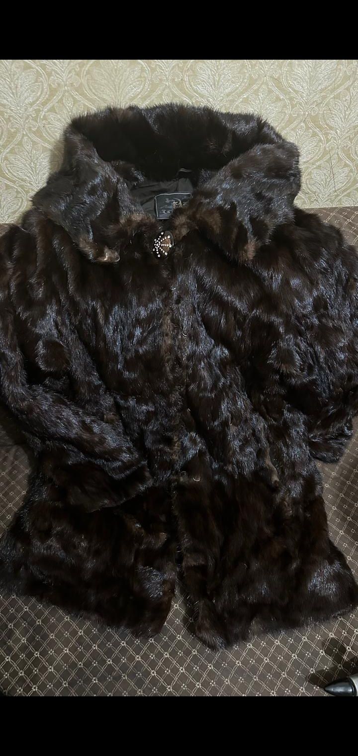 Норка шуба, короткий