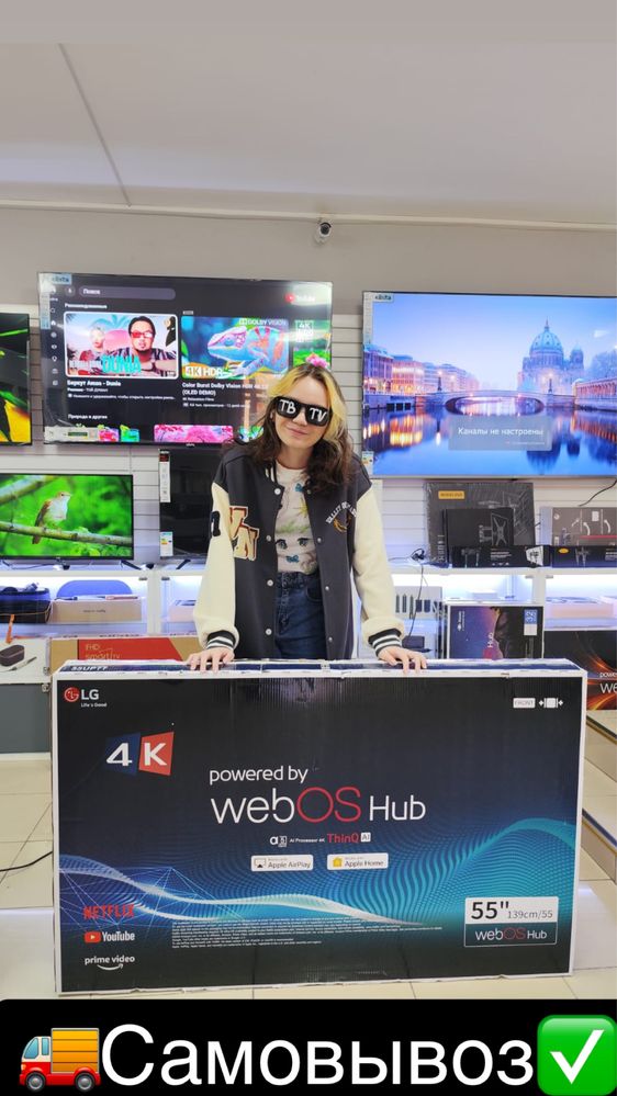 В продаже телевизоры СМАРТ! Samsung LG Smart Tv 4K