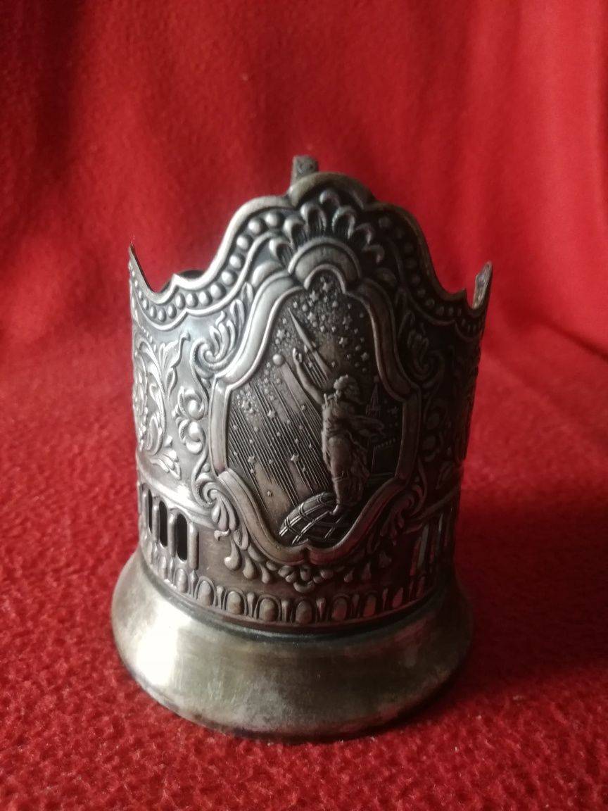 Советские мельхиоровые подстаканники