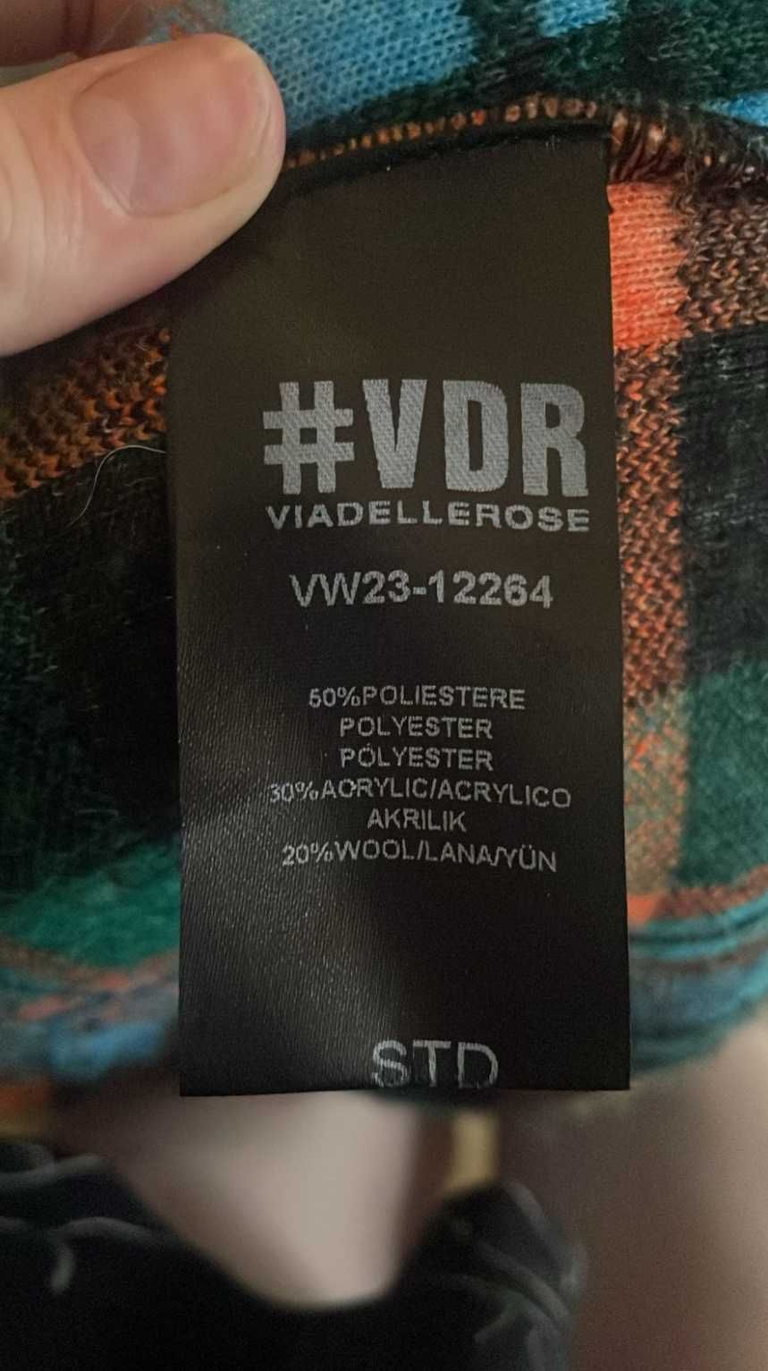Кардиган VDR #VDR Красный Зеленый