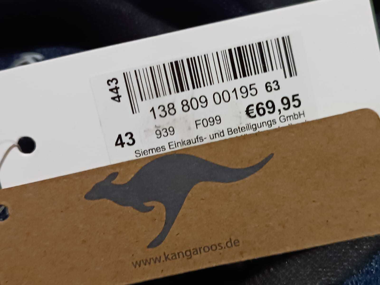 новые кроссовки известного бренда KangaROOS - 43 р