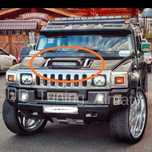Ковш на капот с подсветкой Hummer H2