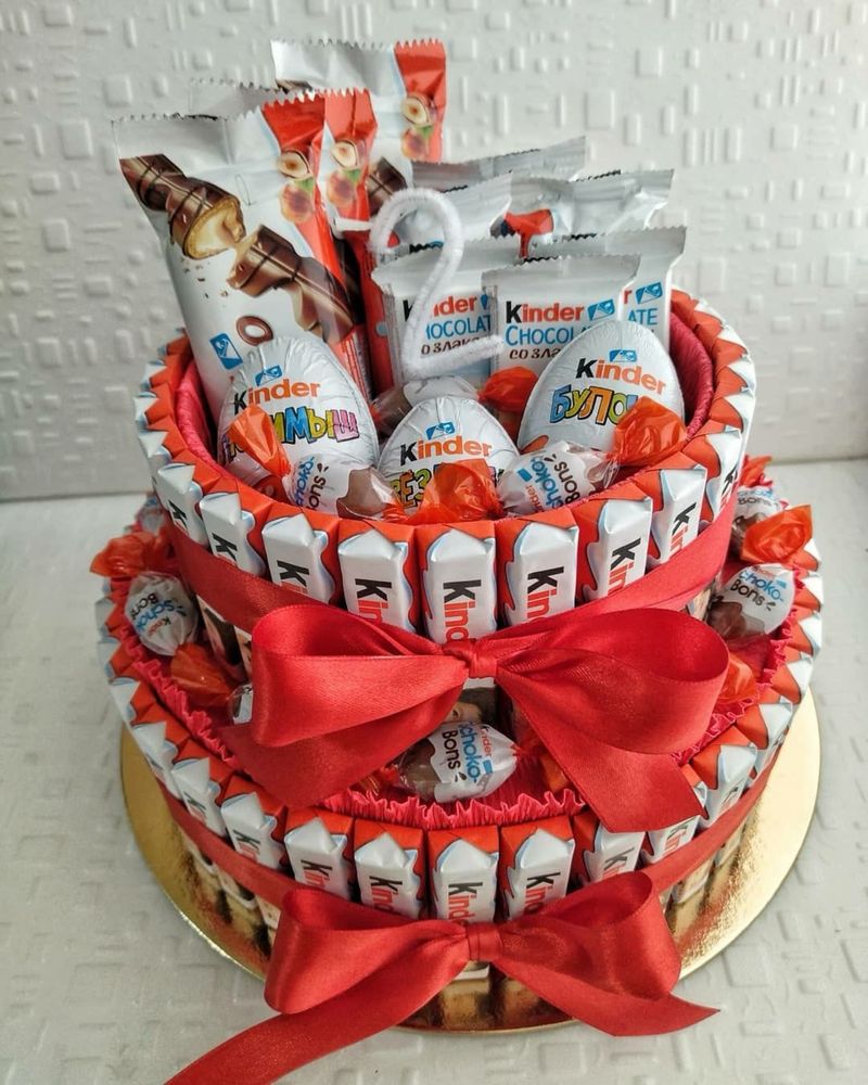 Сладкие букеты, боксы, из атласа, из бабочек