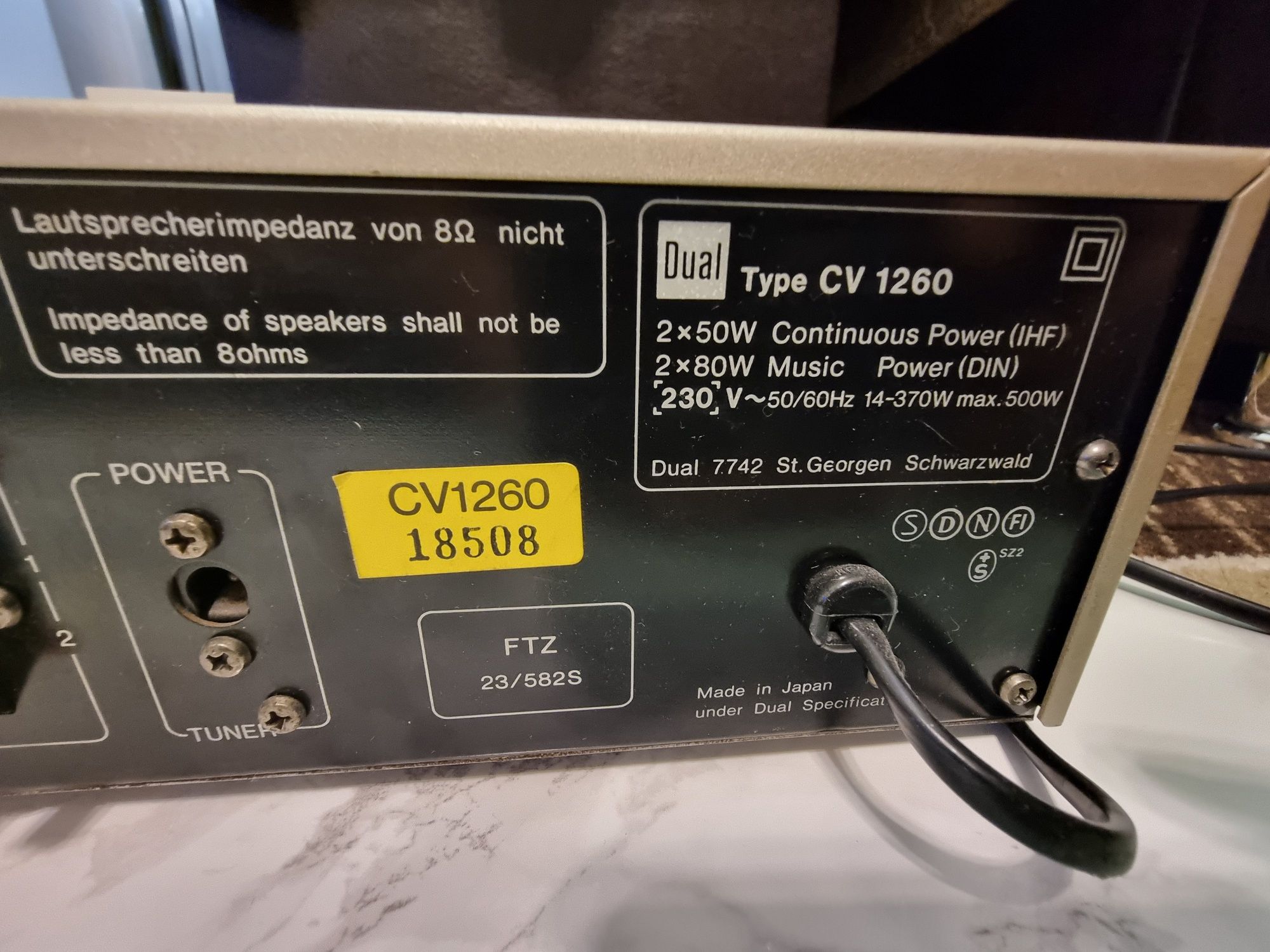 Усилитель Dual CV 1260
