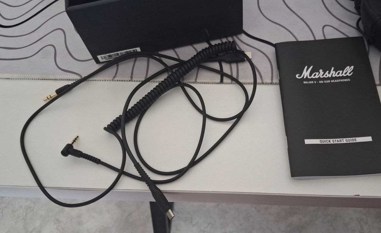 Наушники Marshall Major 5, беспроводные, черный Original