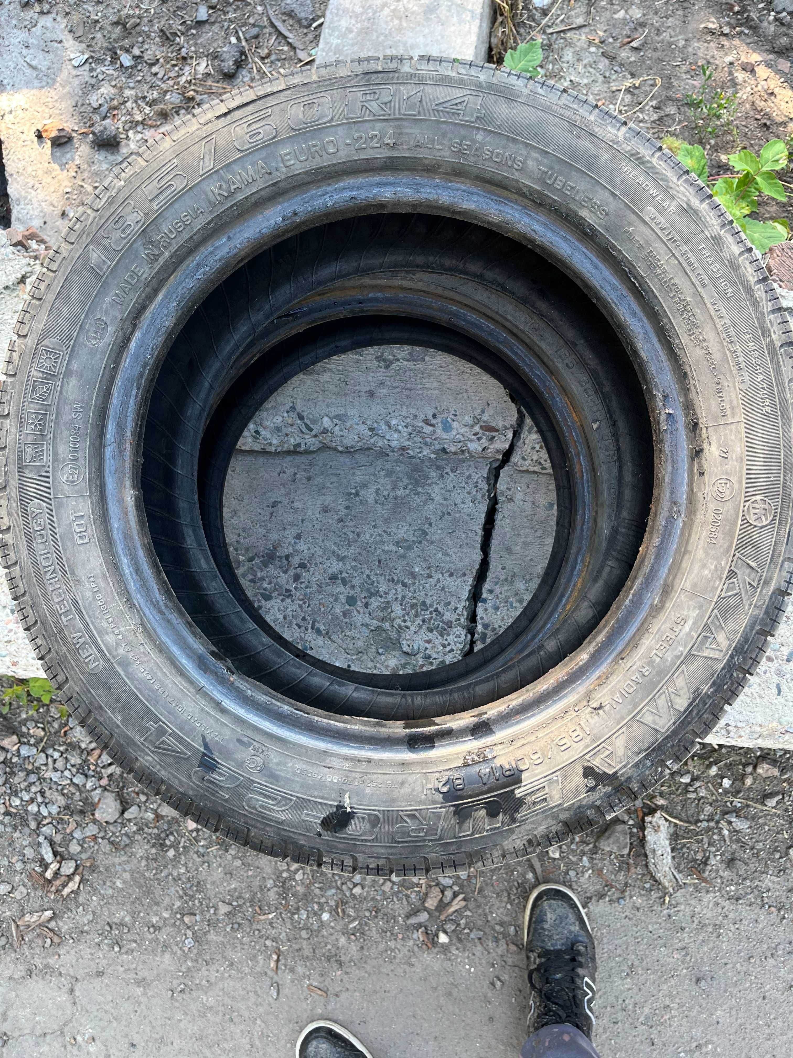 Шины 185/65/R14 Matador Зимние Шипованные. 185/60/R14 Kama Euro (БУ)