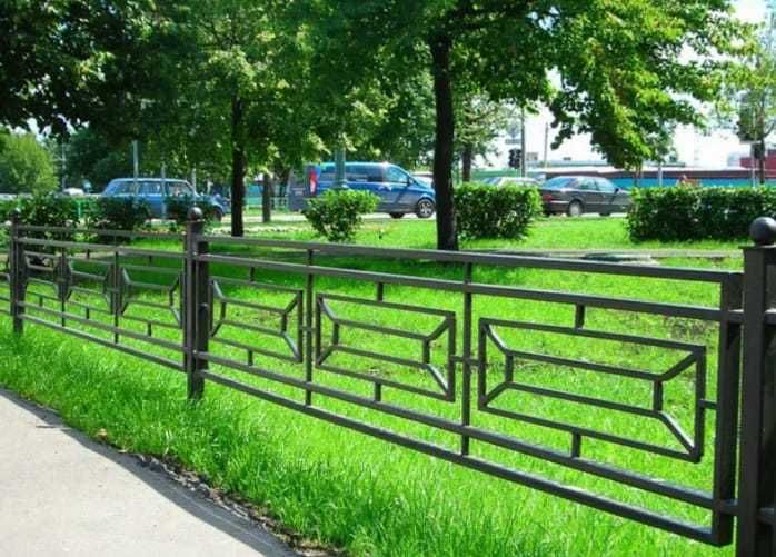 Ограждение временное сварное газонное мобильное металлическое забор