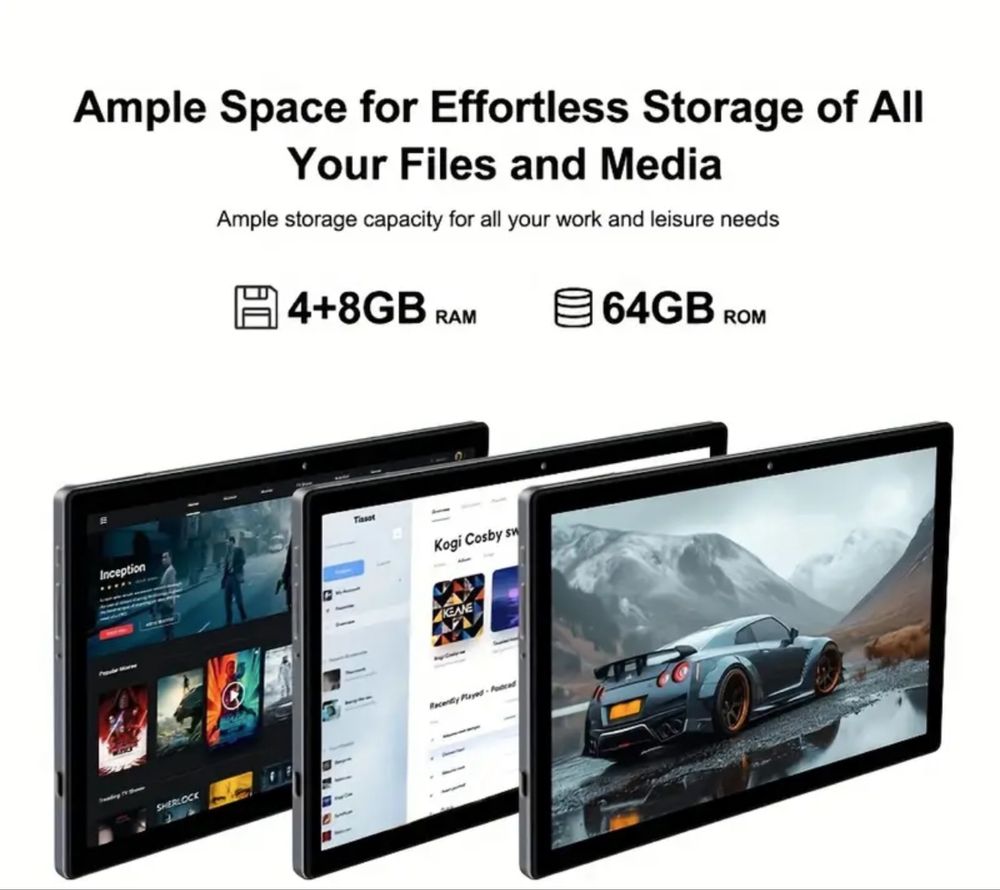 Планшет ATMPC 64gb ОЗУ 4+8гб