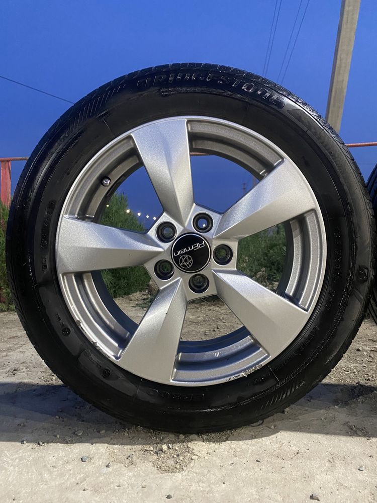 Диски с покрышкой Bridgestone 185/60R15 Volkswagen Polo, Skoda Rapid