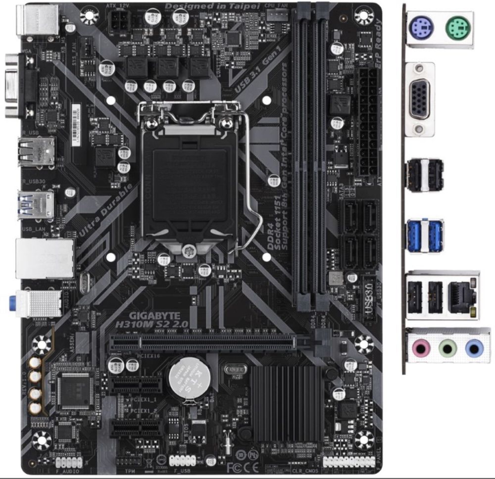 Продам материнскую плату gigabyte h310m