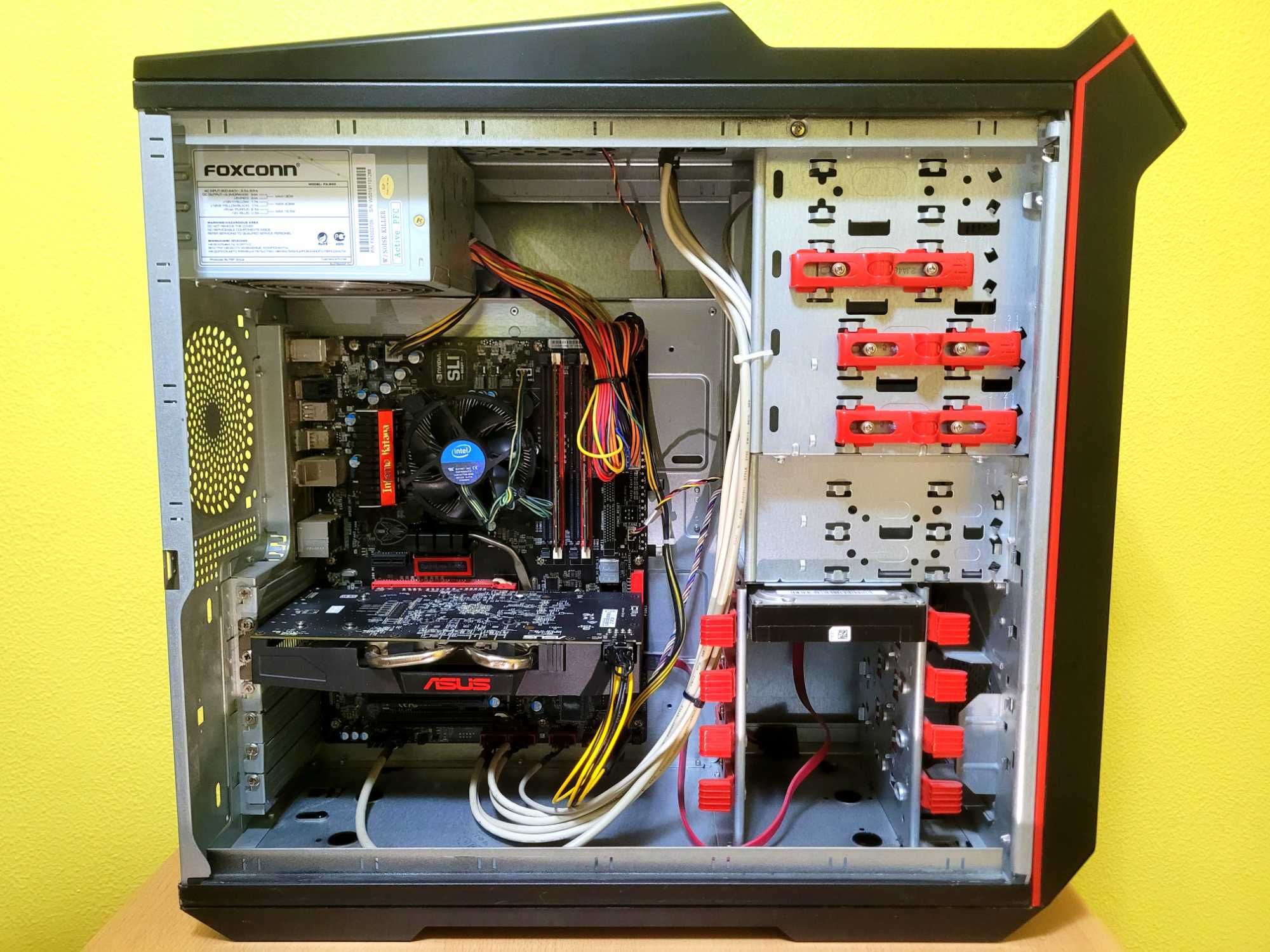 Системный блок Foxconn (LGA1156, i5-760, Radeon RX570 4Gb, DDR3 16 Gb)