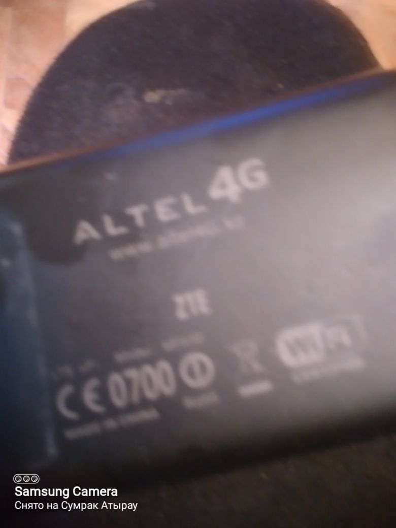 Карманный вайфай алтел 4G в рабочем состоянии