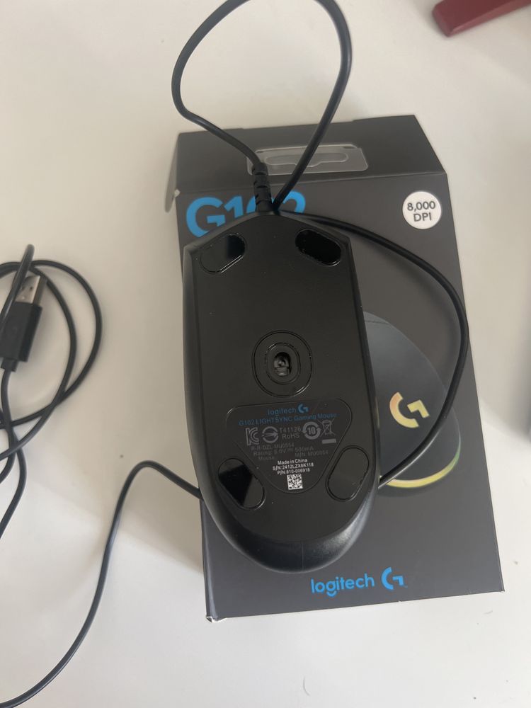 Logitech g102 компьютерная игровая мышь