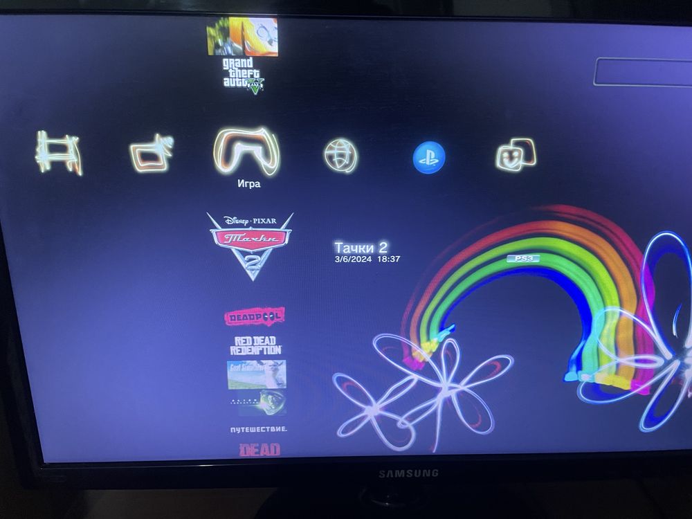 PS 3 SUPER SLIM 465gb 2джостика HEN ПРОШИВКА