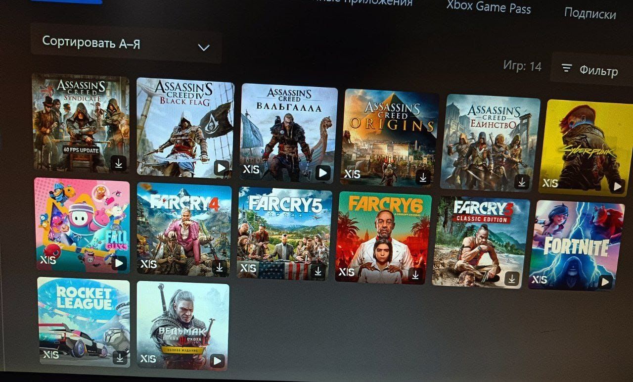 Xbox Series S с играми
