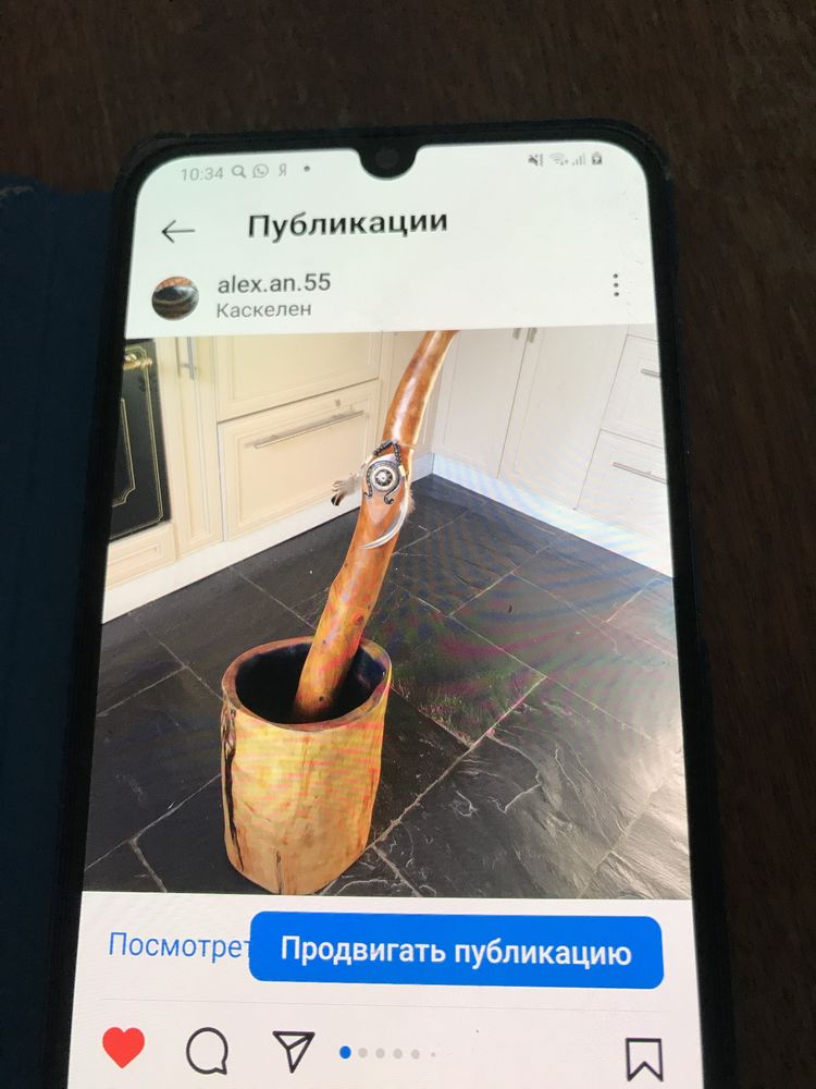 Деревяная ступа, казахский нац. Предмет