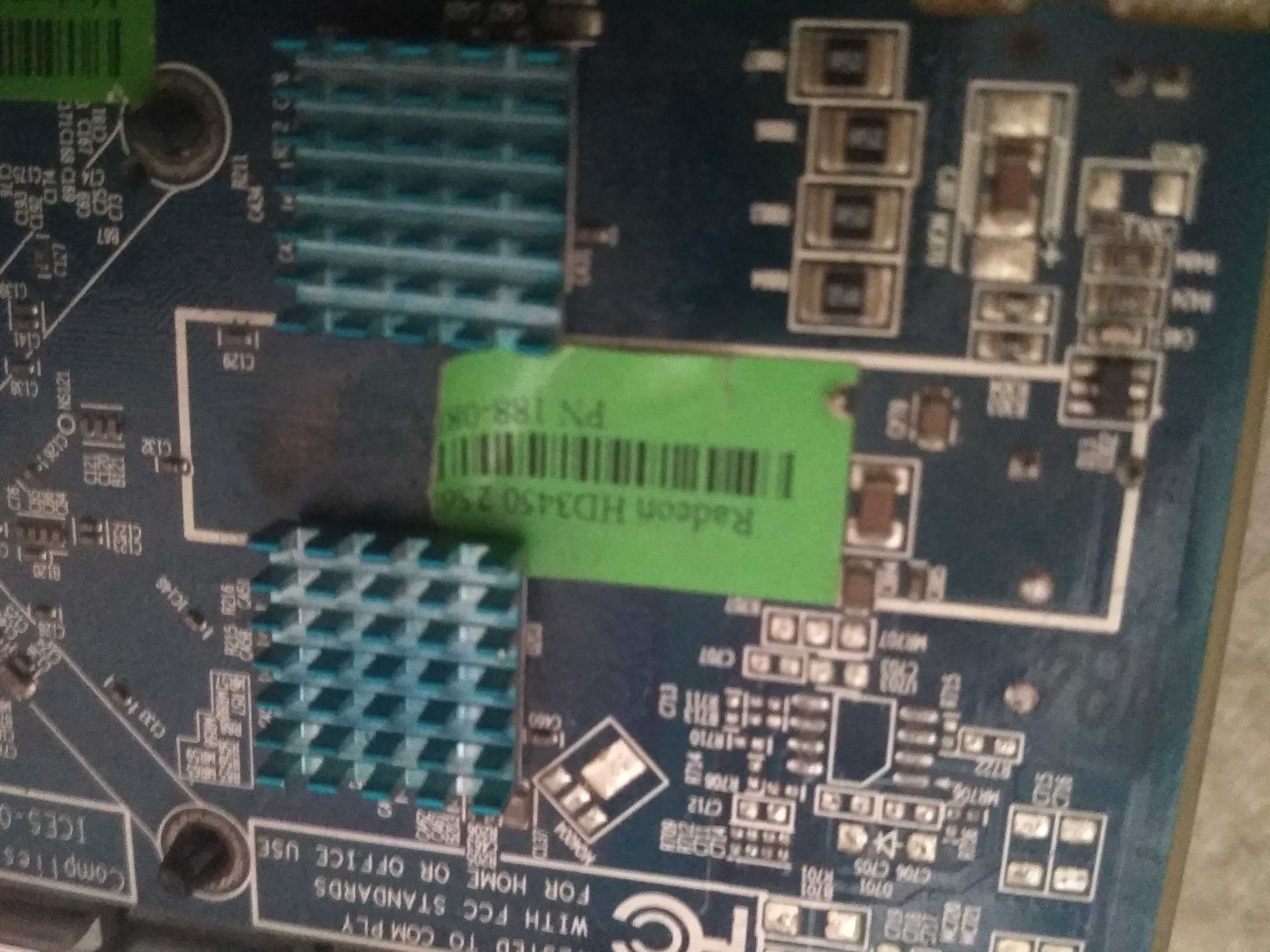 Видеокарта ATI Radeon  256 MB  для пк компьютера