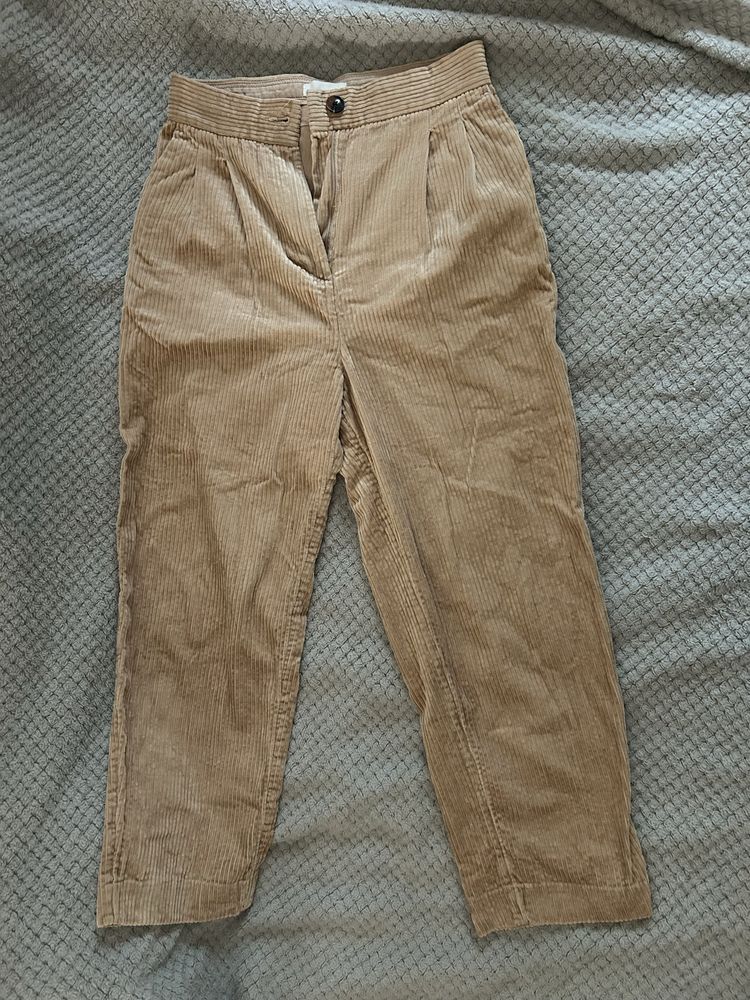 вельветовые брюки h&m
