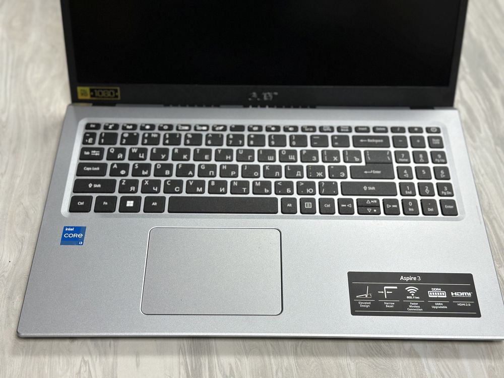 Ноутбук Acer Aspire3 - Intel Core i3-1115G4/ОЗУ-8/SSD-512/FullHDips