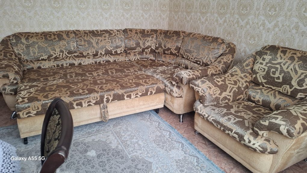 Угловой диван, кресло. Производство Россия