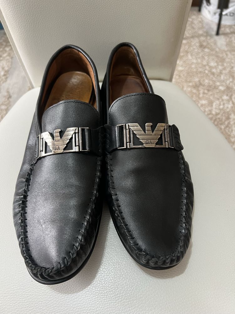 Туфли кожаные G Armani