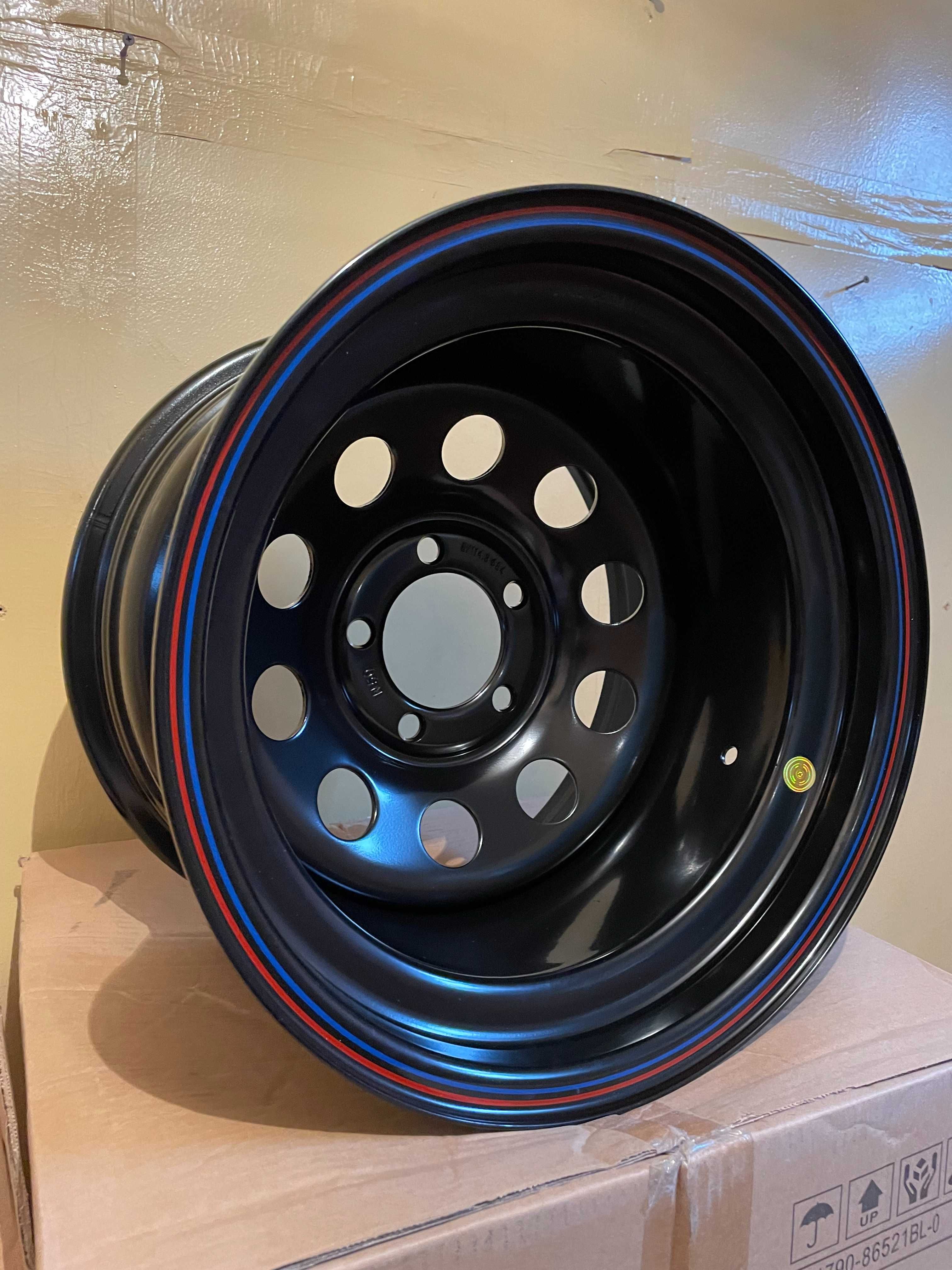 Диски R15 стальные 5x114.3 вылет -50