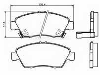 Колодки тормозные Honda Civic