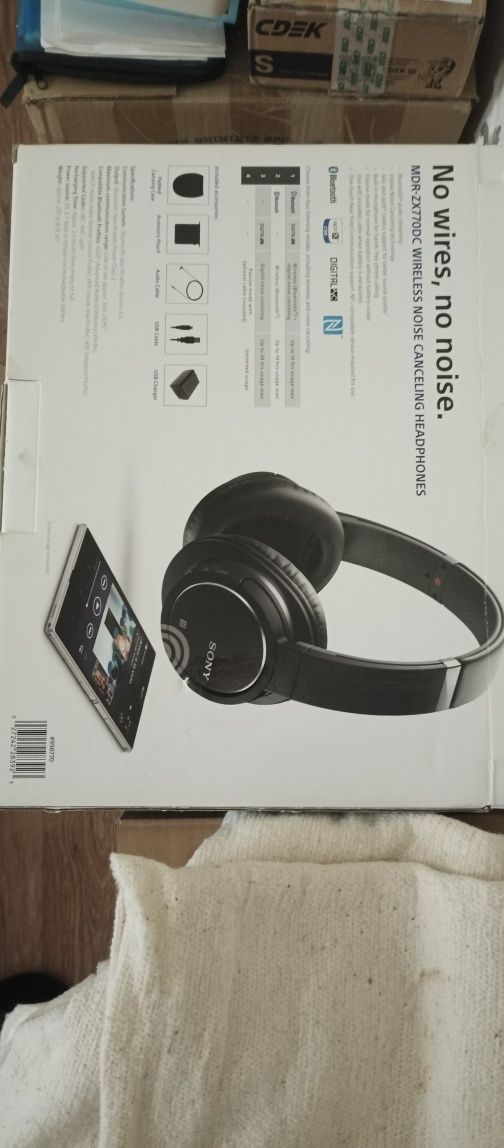 Продаю редкие беспроводные наушники модель Sony MDR-ZX770DC (USA)