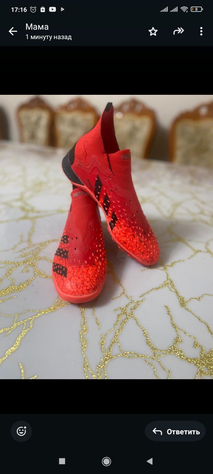 Сороконожки adidas predator