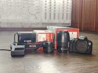Профессиональный фотоаппарат canon + 2 объектива