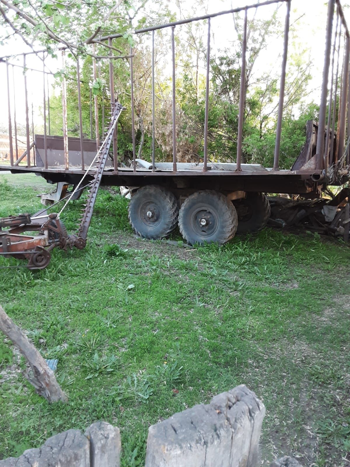Трактор ЮМЗ, скновозка ПТС-9