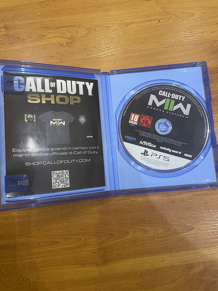 Диск call of duty mw2 ps5