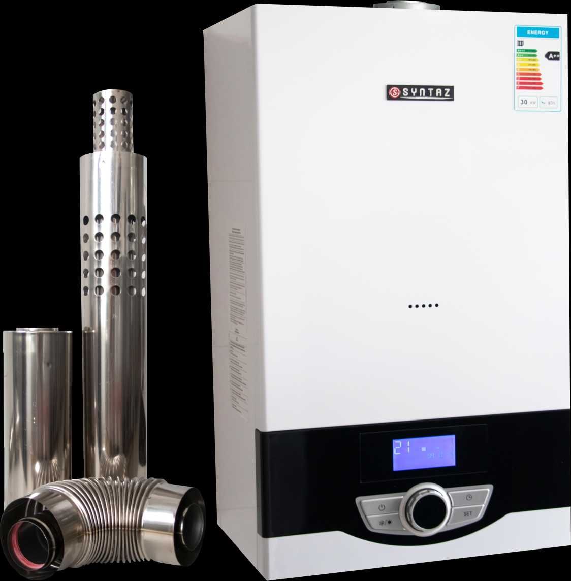 Настенные газ. котлы SYNTAZ HGBBrc-20,26,30,36kW+пульт радиоуправления