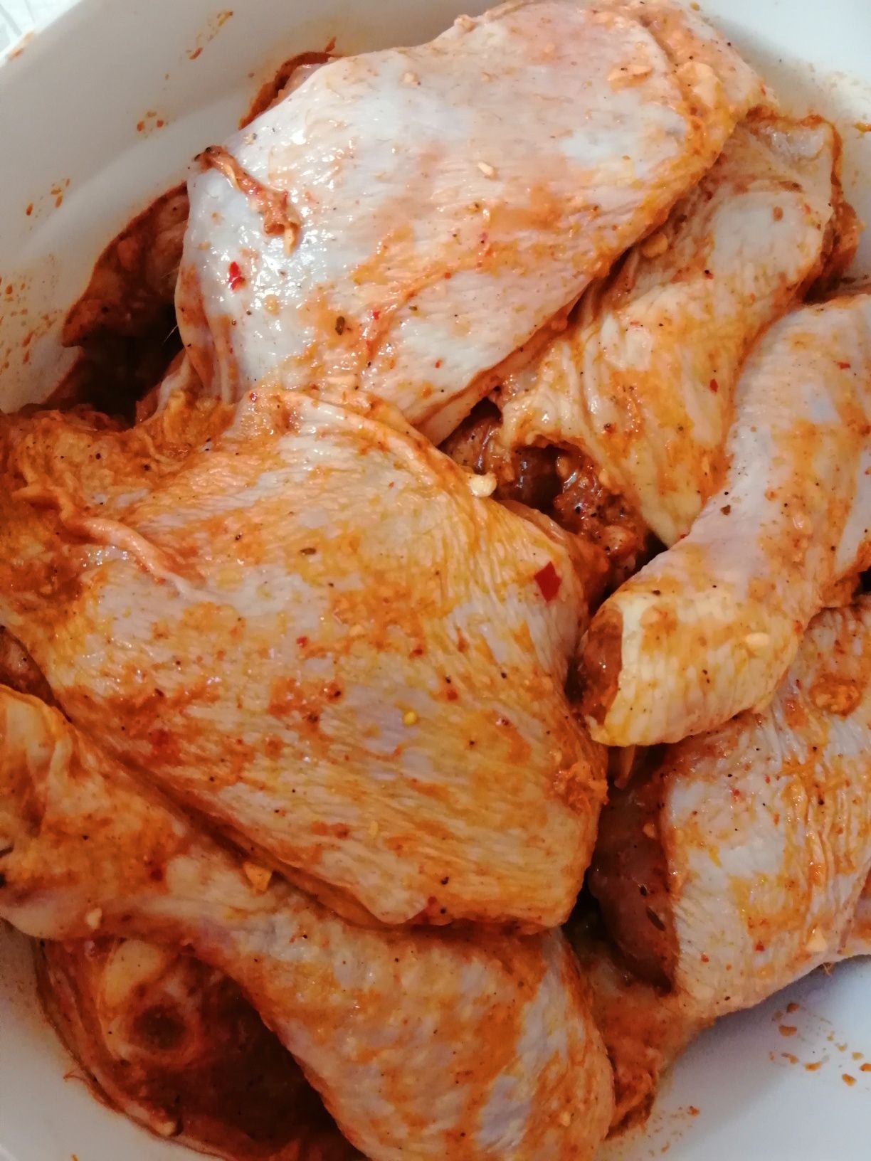 Шашлык маринованный из четвертинки курицы
