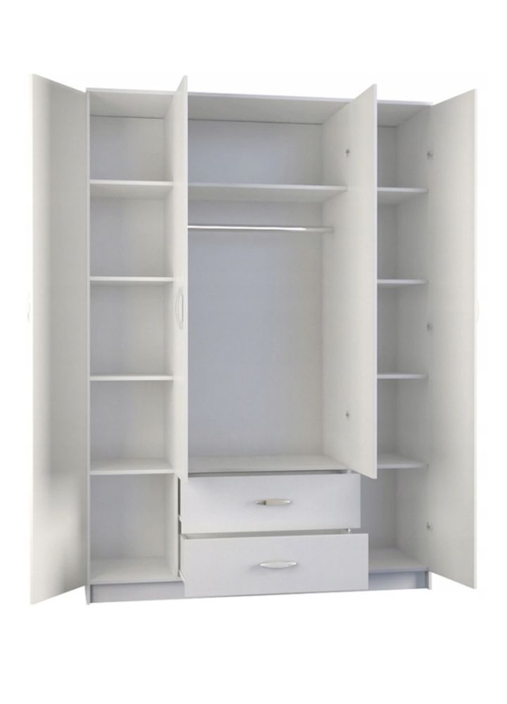 Распашной шкаф Euromebel Романа, 160.1x205.4х53.8 см