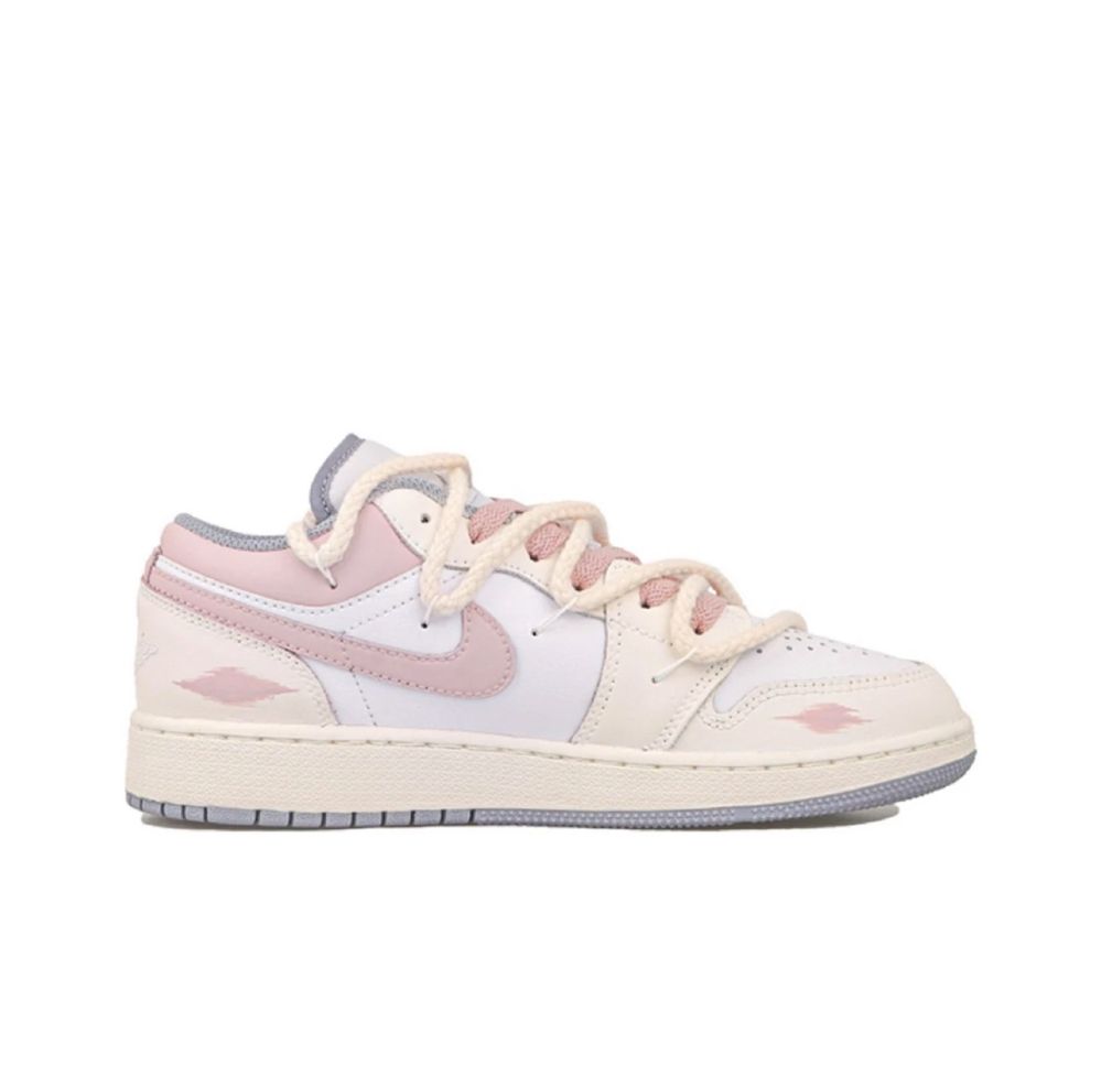 Кроссовки кастом Air Jordan 1 Low | HANDMADE | Размер 38