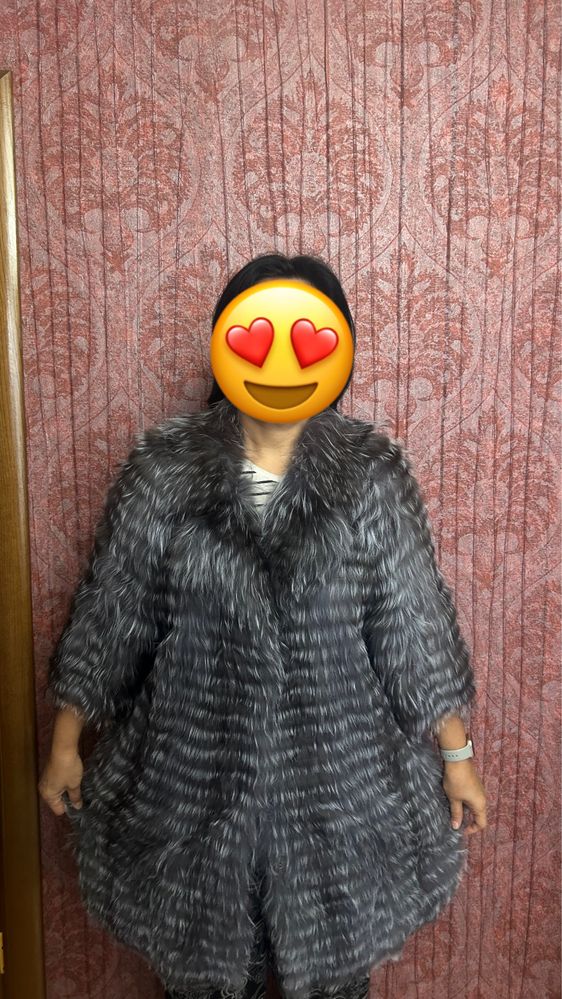 Продам пальто, кардиган шубка песец