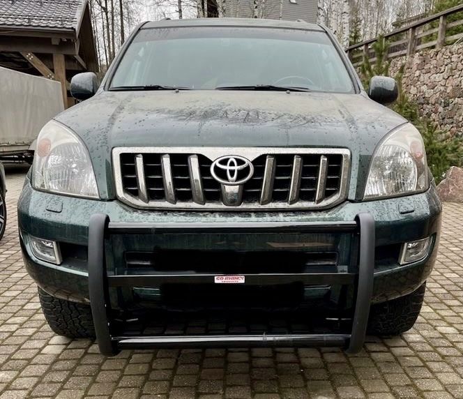 Таран защита бампера Toyota Land Cruiser Prado 120