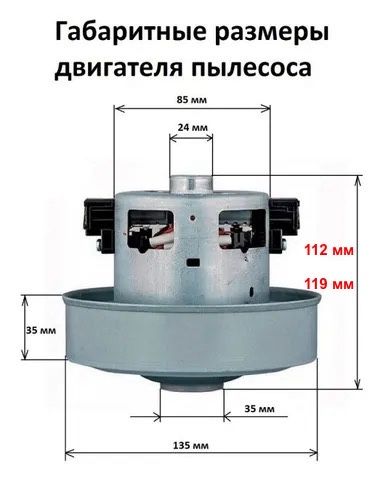Мотор двигатель движок моторчик запчасти пылесоса пылесос