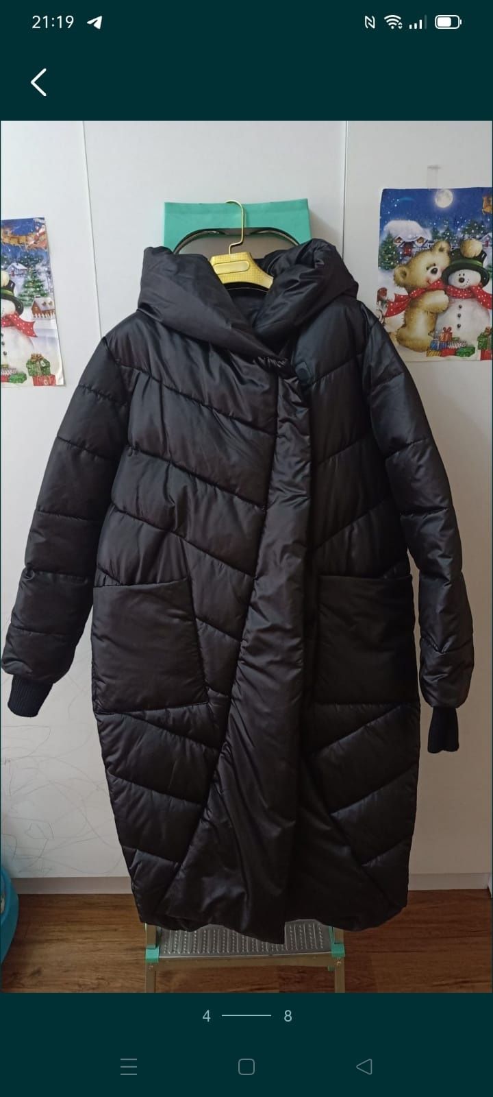 Продам женский пуховик. Новый. Италия.