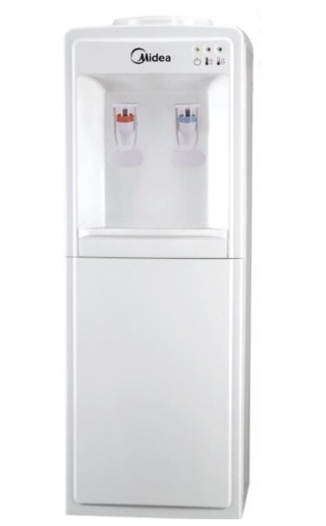 Кулер +2 бутыля диспенсер для воды Midea MK-32H белый