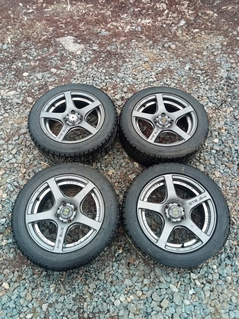 Продам колёса.Диски GTR спортивные..Стоит липучка.