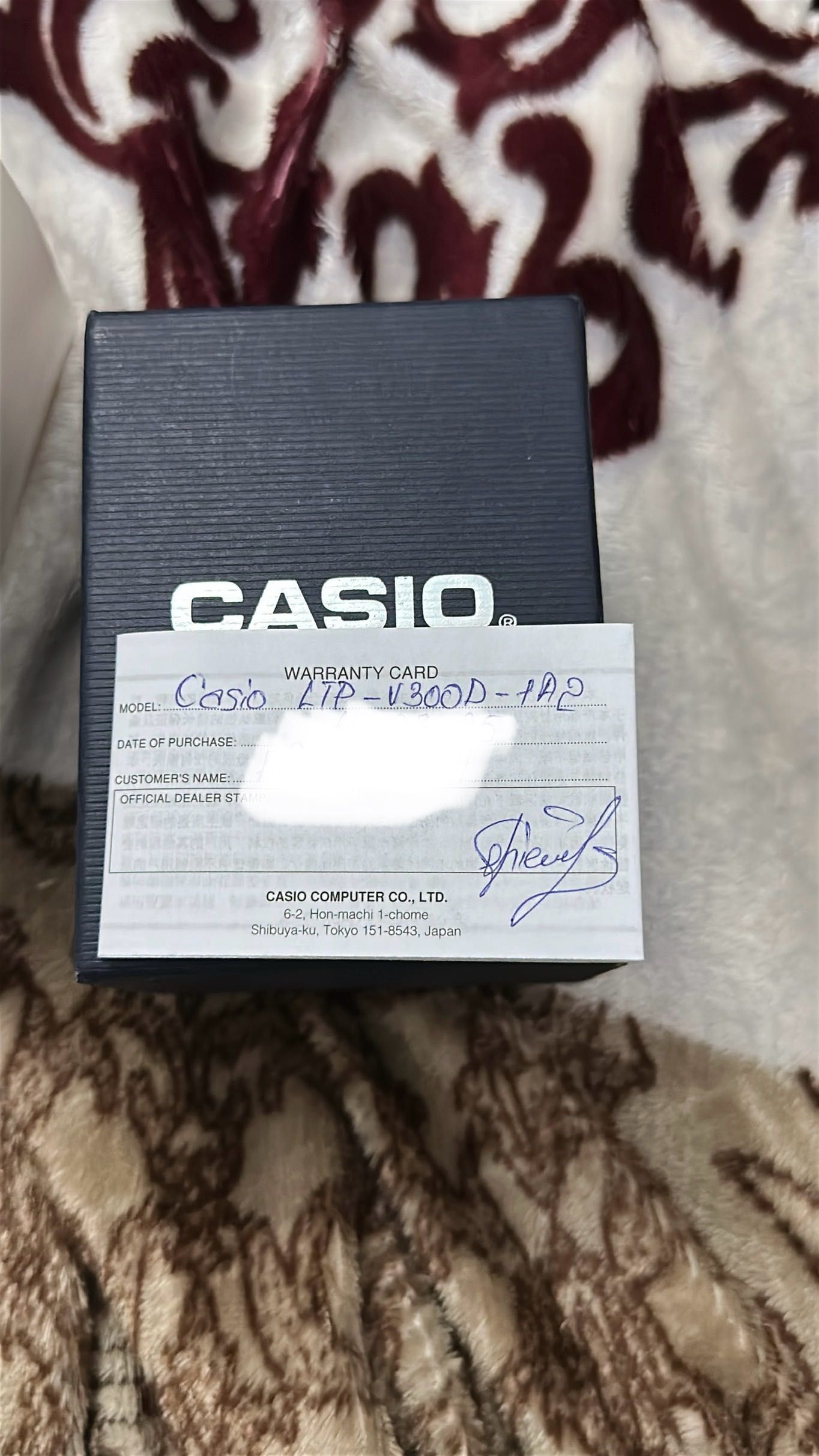 Casio LTP-V300D-1A2UDF