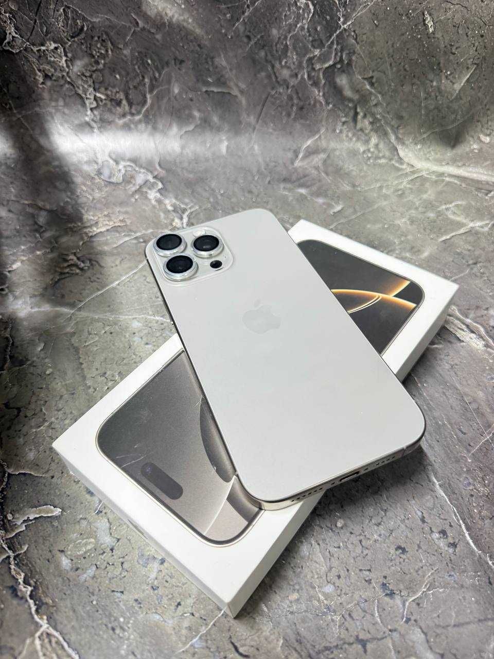 iРhone 16pro мах (только e-sim) 256Gb 6мкр 36дом  Лот 675068