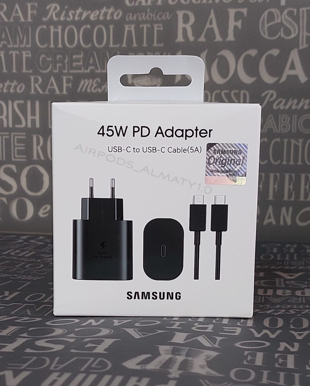 Samsung 45W PD Очень Быстрая Зарядка 2.0 Оригинал S22-S25 Ultra Fold