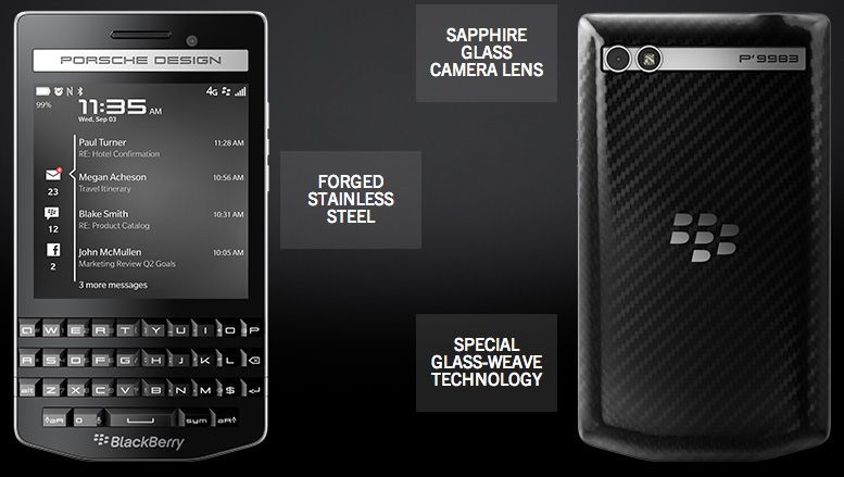 BlackBerry PORSCHE DESIGN P'9983