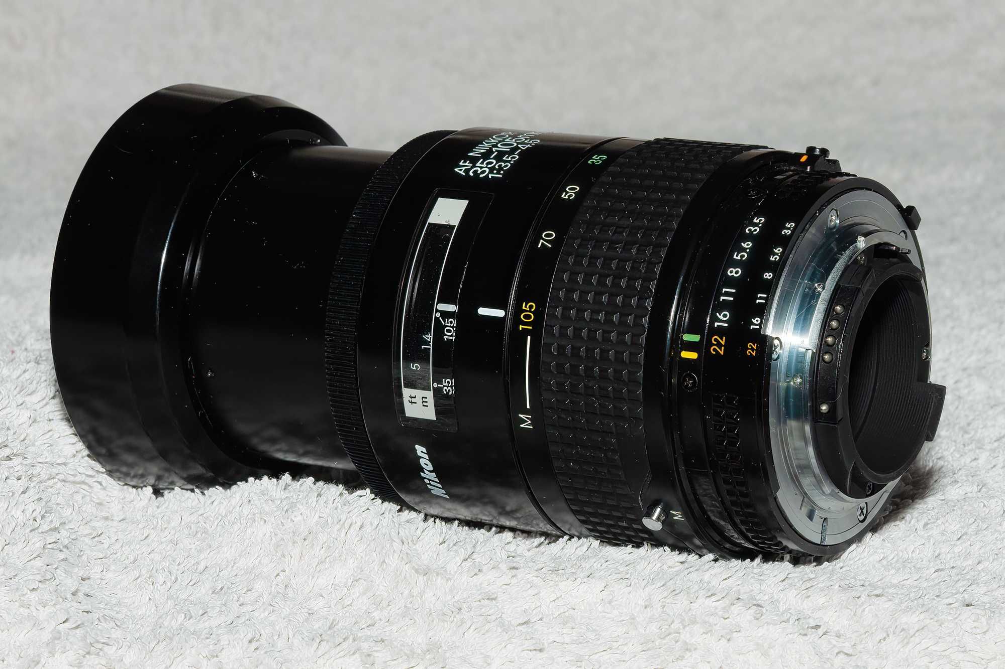Объектив Nikon AF Nikkor 35-105mm 1:3.5-4.5 (MKIII)-полнокадровый